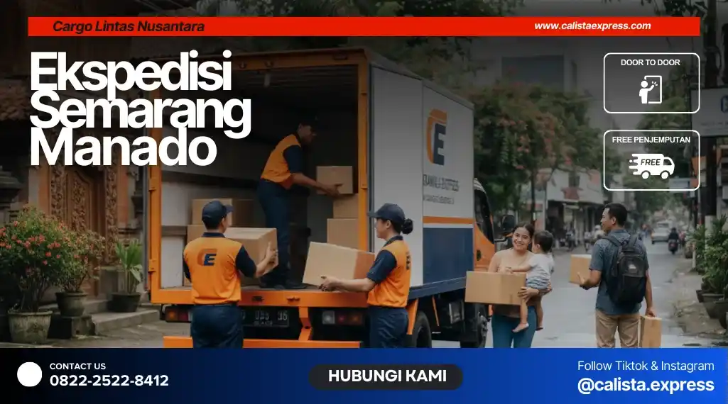 Ekspedisi Semarang Manado Murah | Tarif Cargo Hanya Rp 7.300/kg