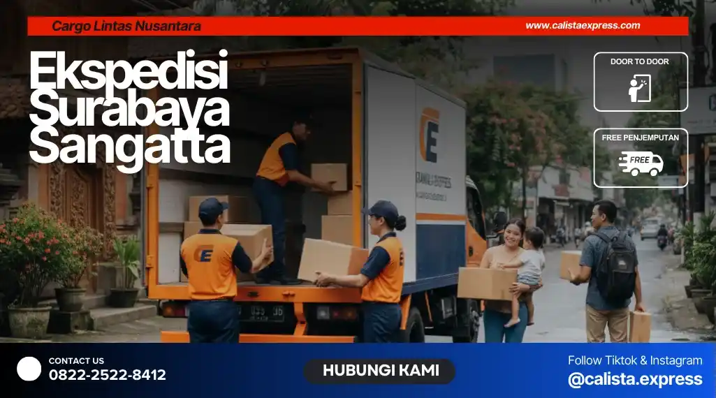 Ekspedisi Surabaya Sangatta Murah & Aman | Tarif Cargo 2026