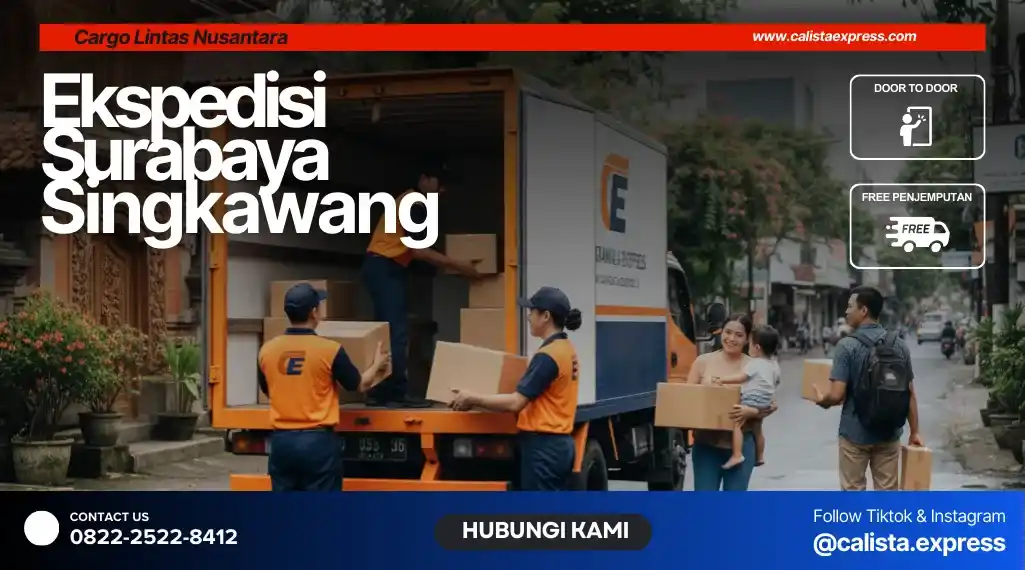 Ekspedisi Surabaya Singkawang Murah & Aman | Tarif Cargo 2026