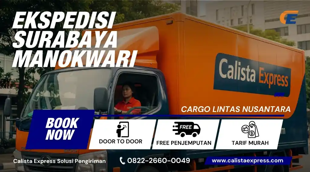 Jasa Pengiriman Barang Surabaya Manokwari - Tarif Spesial