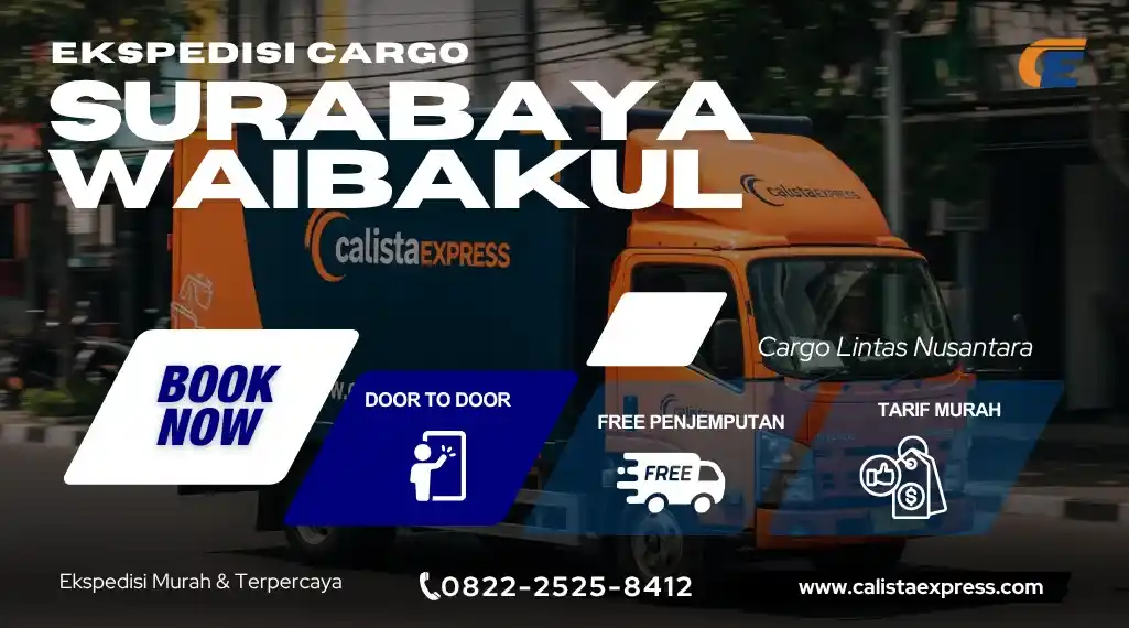 Jasa Ekspedisi Surabaya Waibakul - Ongkir Cargo Termurah