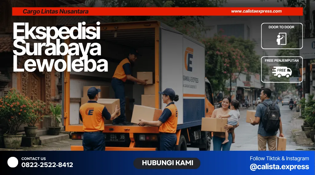 Ekspedisi Surabaya Lewoleba Murah & Aman | Tarif Terbaru 2026